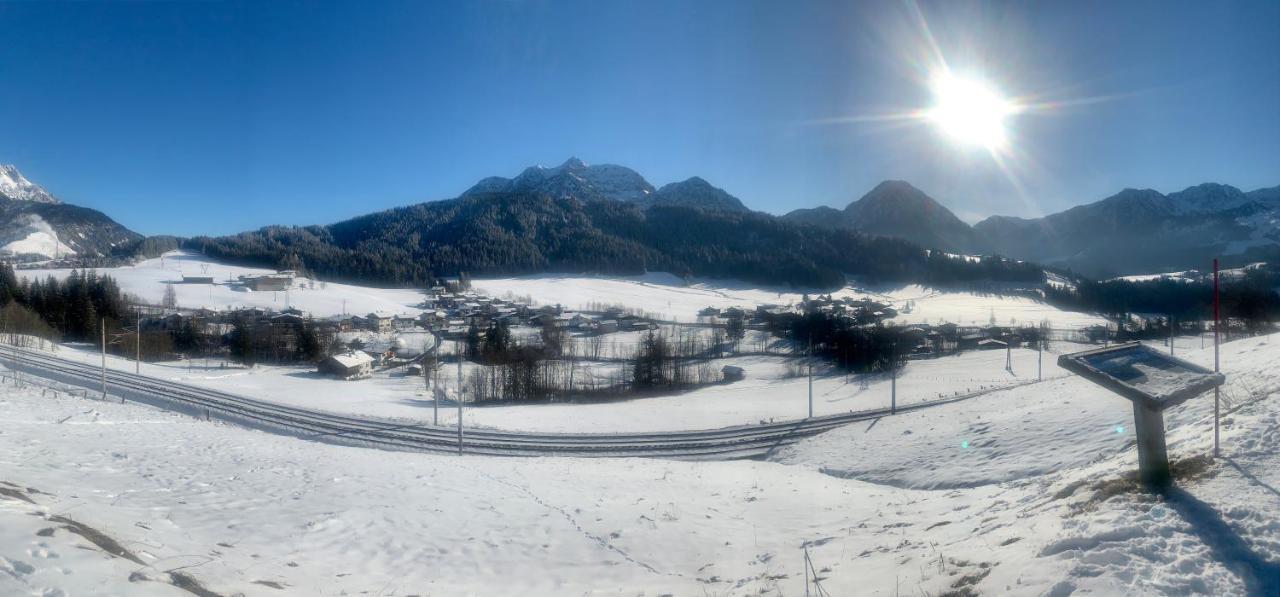 Haus Asslaber Leilighet Hochfilzen Eksteriør bilde